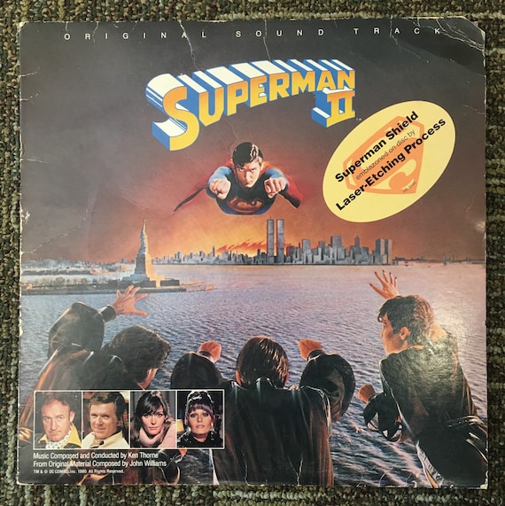 1980 Superman II Original Sound Track Vinyl Record Superman 2 - Etsy