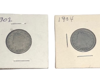 1964年Dミント リバティニッケル - 希少なアメリカ合衆国5セント硬貨