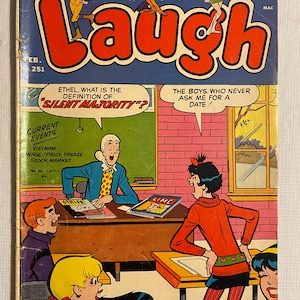 Archie Laugh Comic Book 1972 Archie Series No. 251; Vintage Archie Laugh Comic