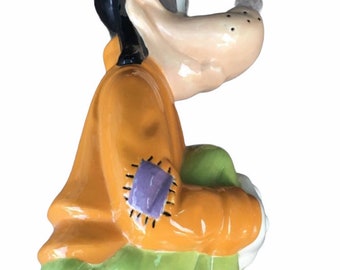 Vintage Walt Disney "Pluto" Hand Painted Large Figurine 1976