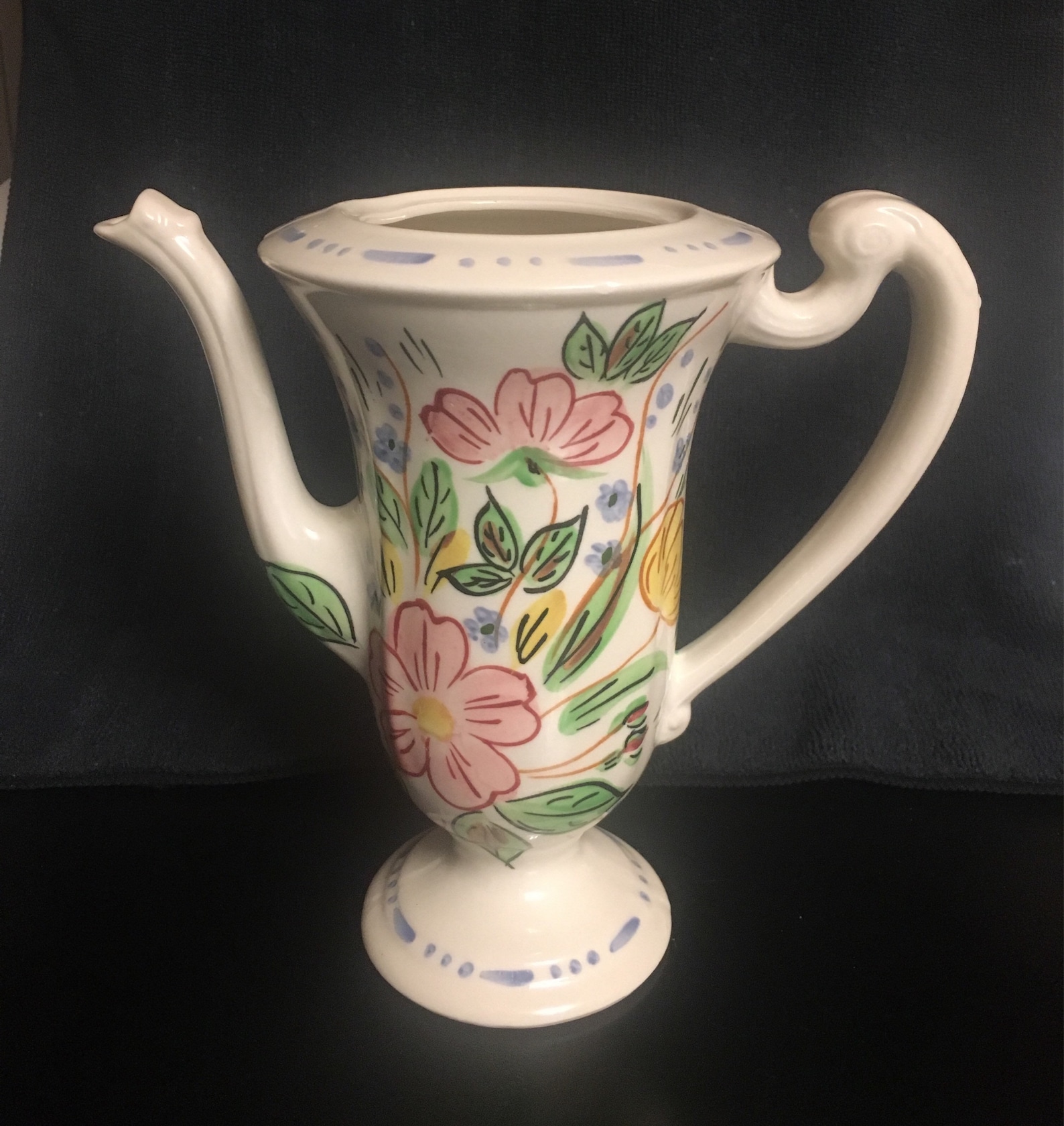 Vintage Authentic Blue Ridge Southern Potteries Tea Pot/ Pitcher - Etsy