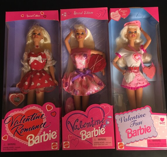valentine barbie 1980