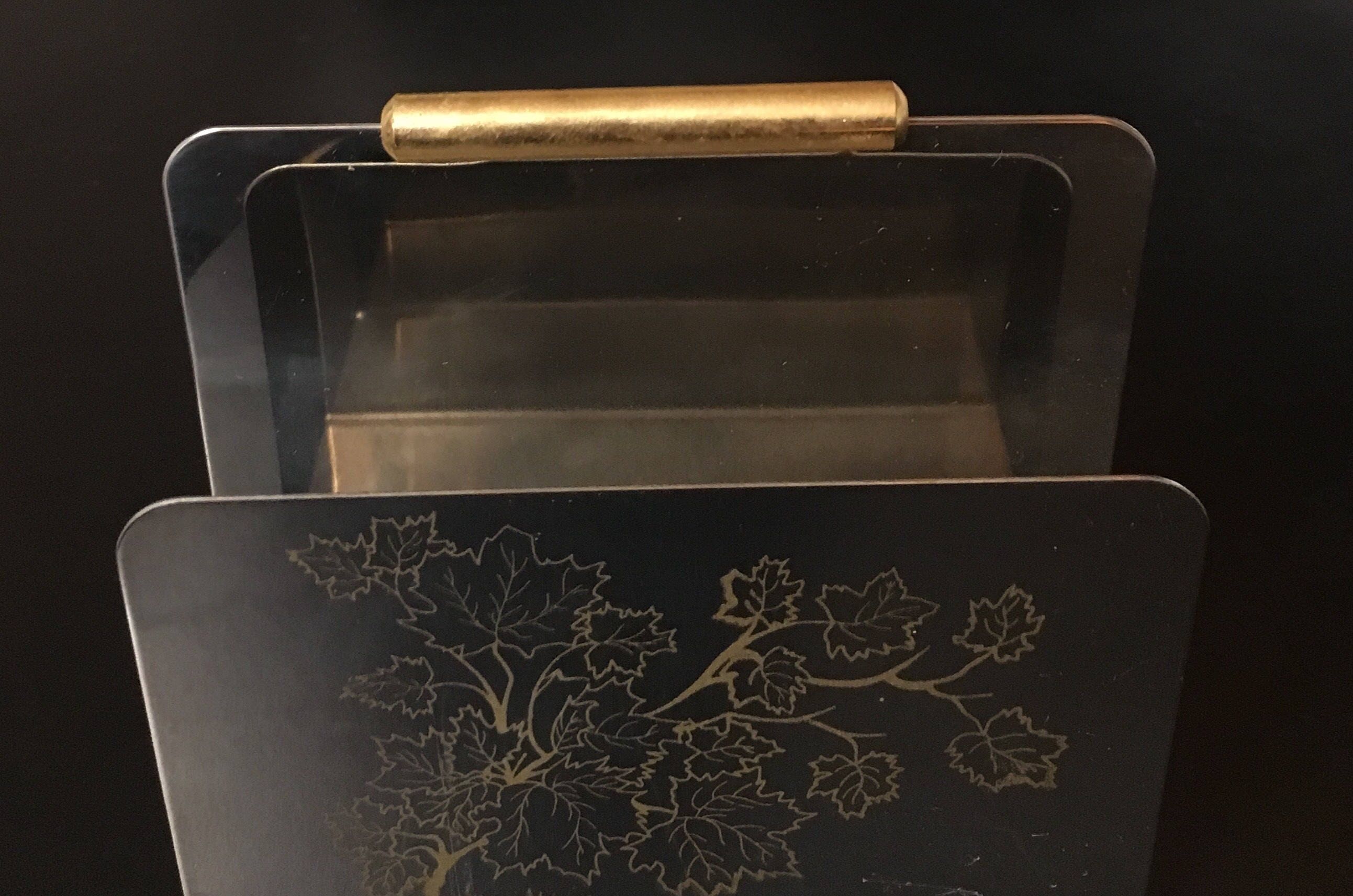 ヴィンテージ MGM INOX 18/10 イタリア製 ナプキン レターホルダー