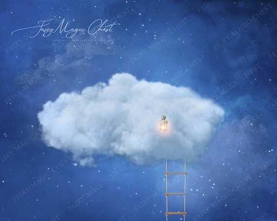 Baúl infantil Nubes -Envio Rapido y Gratuito