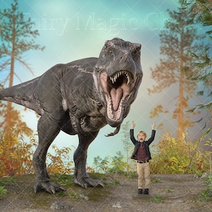 Dinosaur Digital Background, T- Rex Digital Backdrop T Rex . Composite Photography. Digital Download.