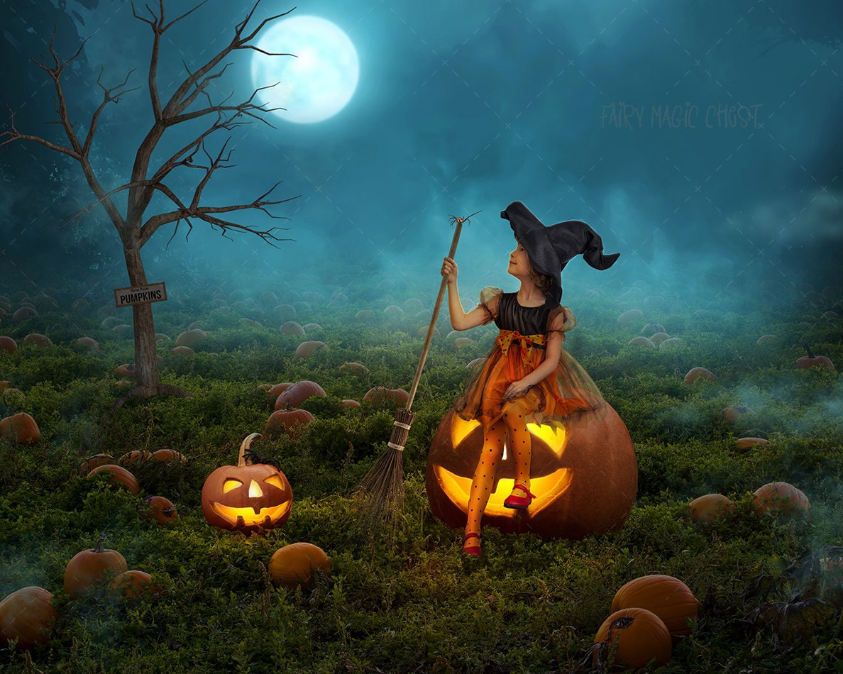 LYWYGG 118.5x83インチ 感謝祭の背景 パンプキンパッチ背景 秋 秋の