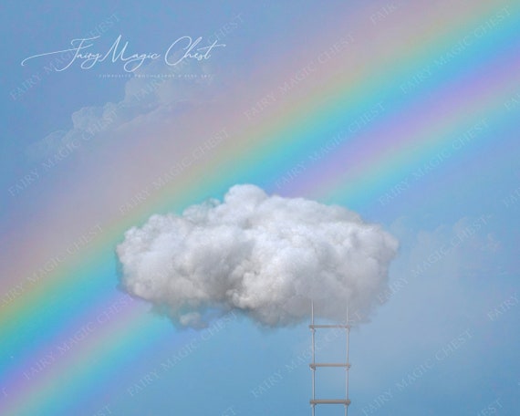 Baúl infantil Nubes -Envio Rapido y Gratuito