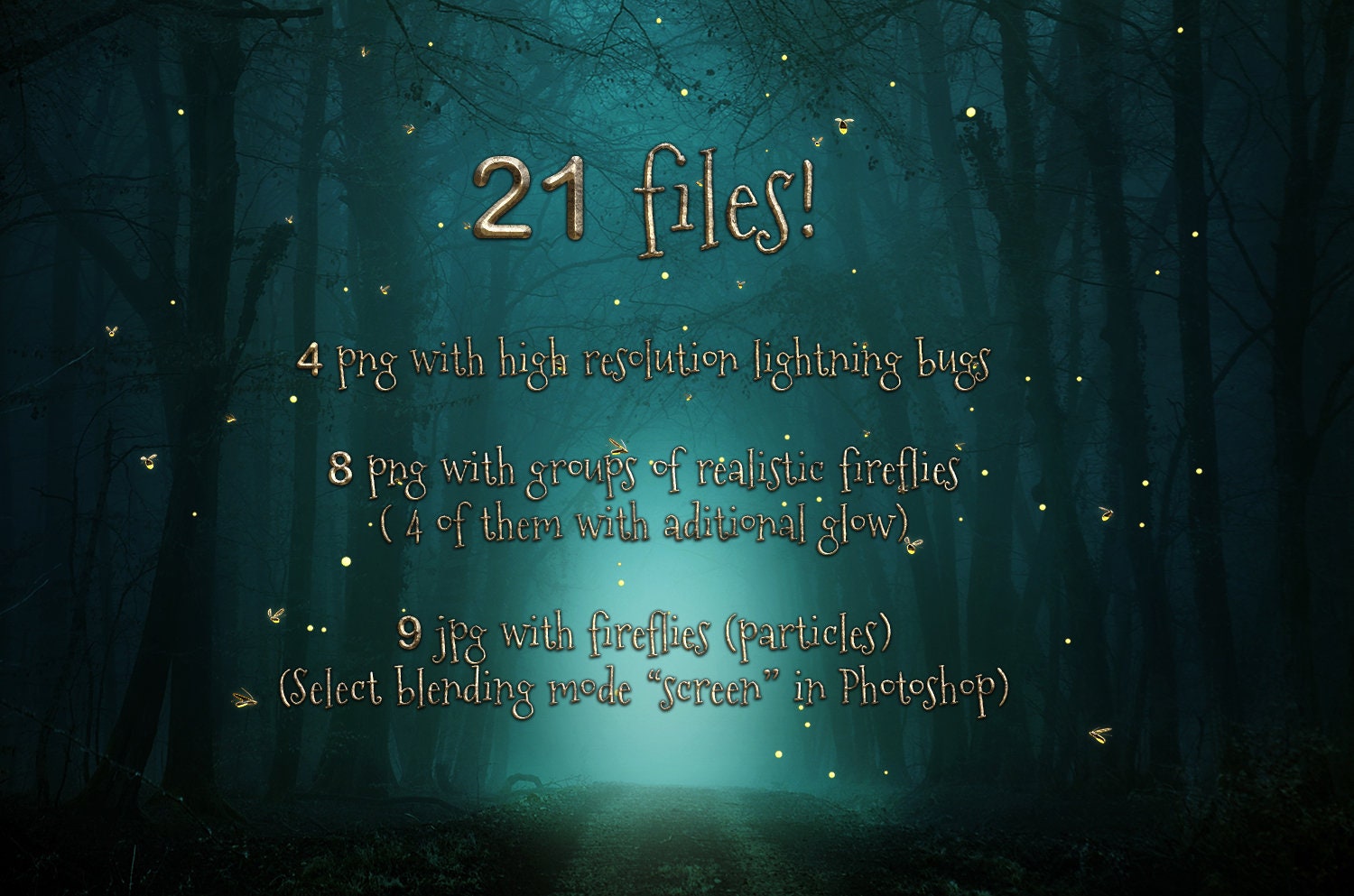 Fireflies Png Overlay Lightning Bugs and Particles With Glow Etsy UK