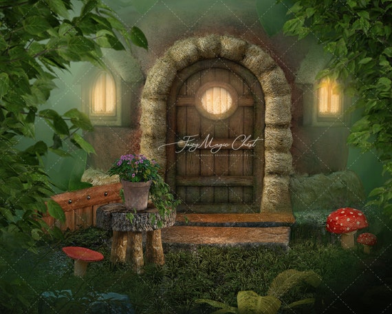 Fairy Tale Digital Background. Digital Background. House Door. - Etsy Canada