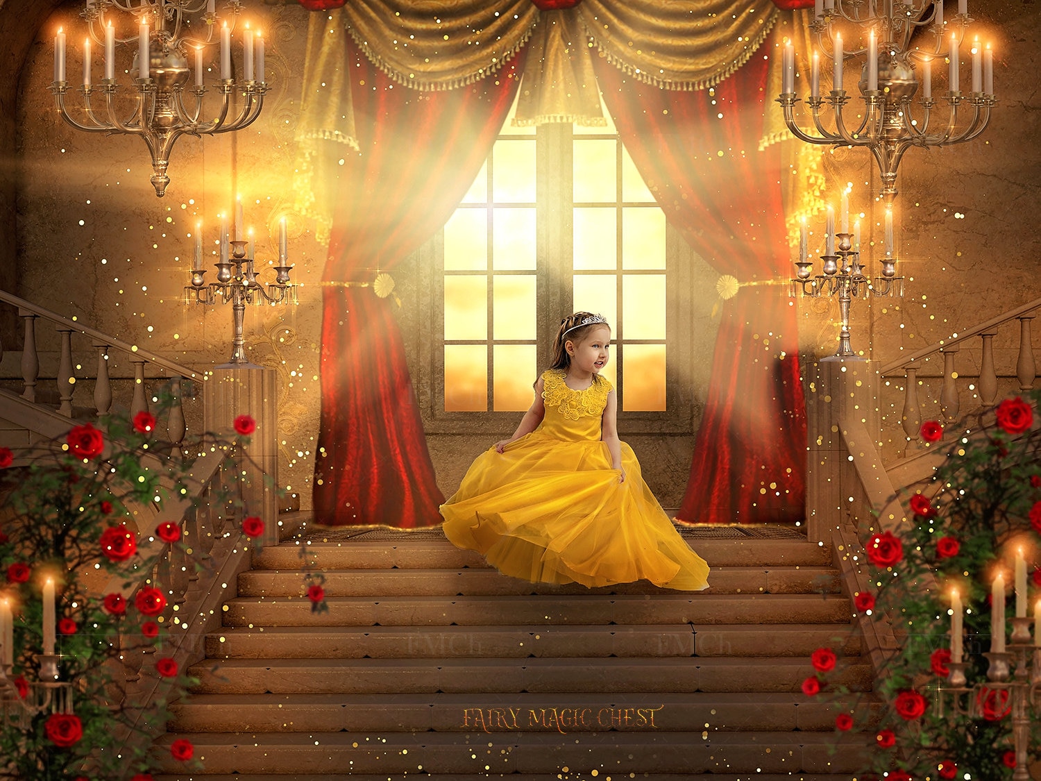 Digital Background for Photography. Stairs in Palace. Fairy - Etsy UK