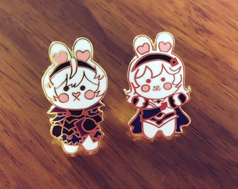 Fire Emblem: Bunny Leo & Corrin Pins