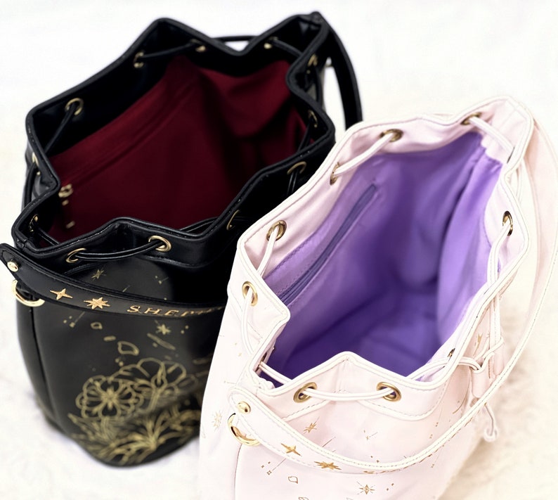 FFXIV Heartbloom Bucket Bag: Bloodspiller Black image 7