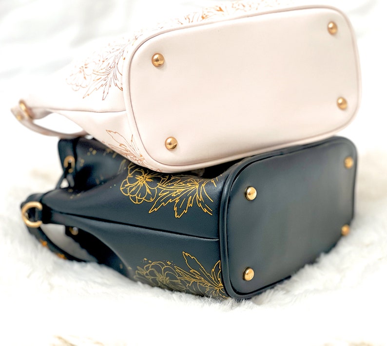 FFXIV Heartbloom Bucket Bag: Bloodspiller Black image 6