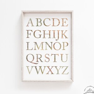 Alphabet Wandbild, Kinderzimmer Druck, ReiseKunst, Weltkarte Drucke, Alphabet Print, Neugeborene Geschenk, Babyshower Geschenk, Baby Shower Geschenk, Digital