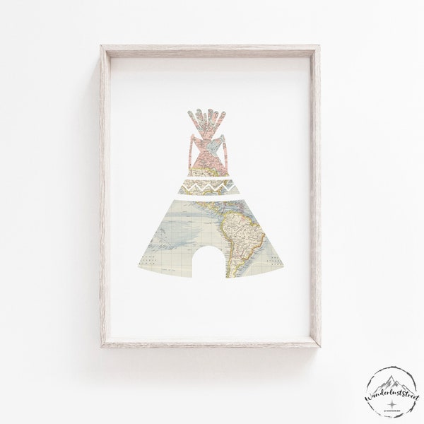 Teepee Nursery - Etsy