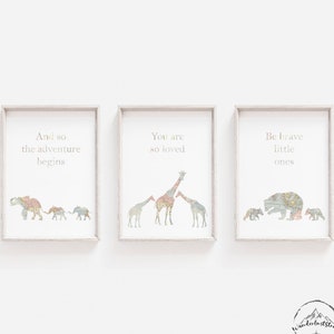 Twin Nursery Wall Art, Twin Nursery Prints, Twins Nursery Decor, Twin Animal Print, Travel Nursery Decor, DIGITAL DOWNLOAD, World Map Art