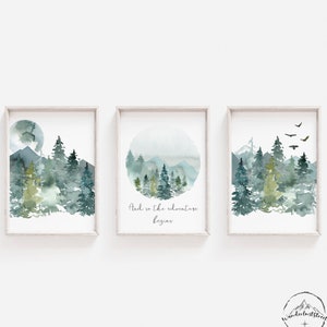 forest themed nursery decor
