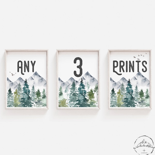 Any 3 Prints Of Your Choice