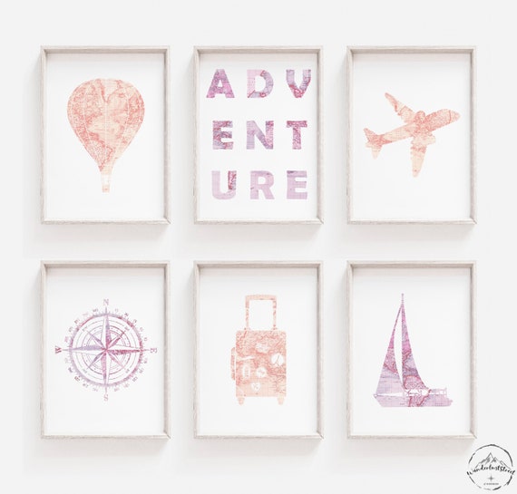 baby girl room prints
