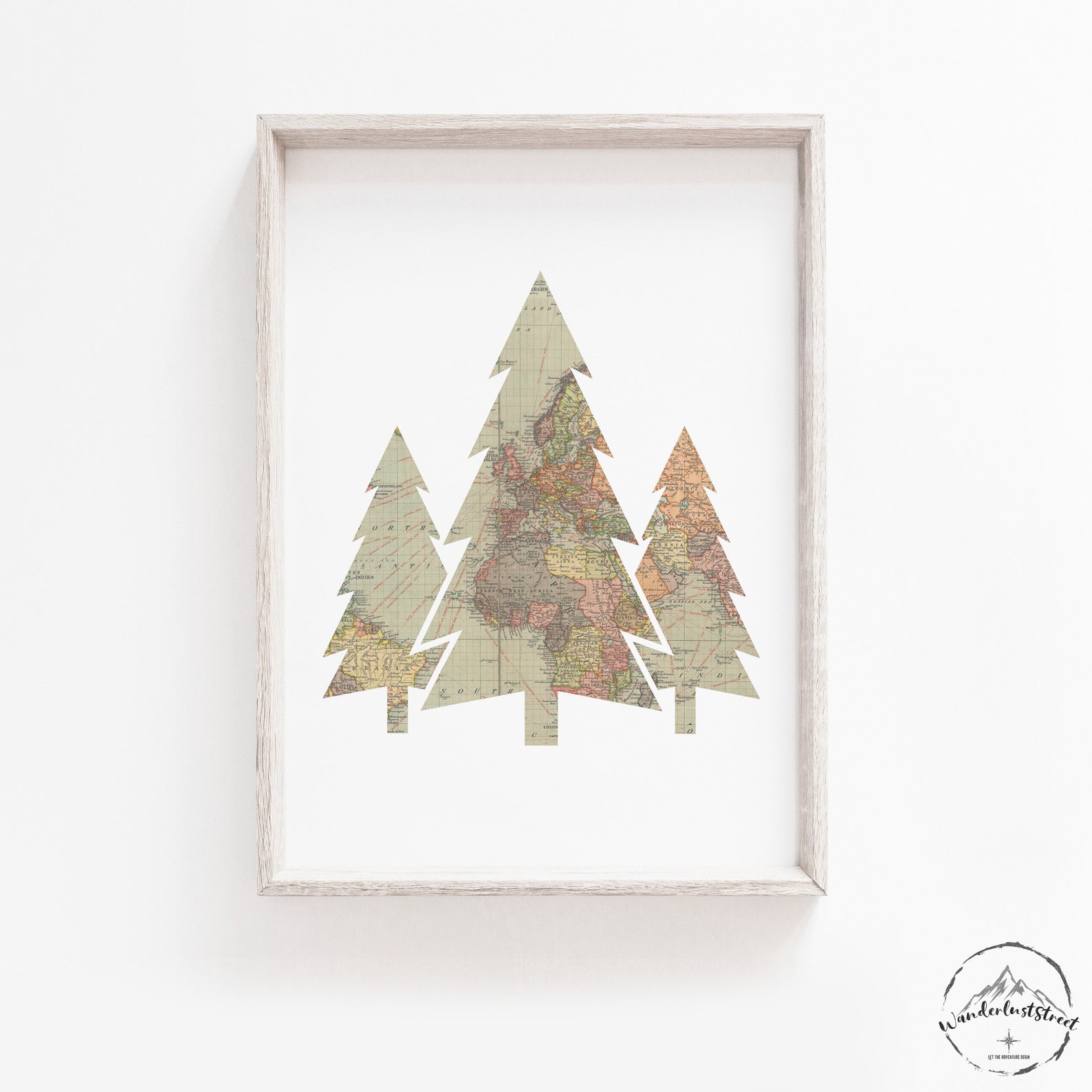 Adventure Nursery Wall Art Forest Nursery Decor Woodland | Etsy