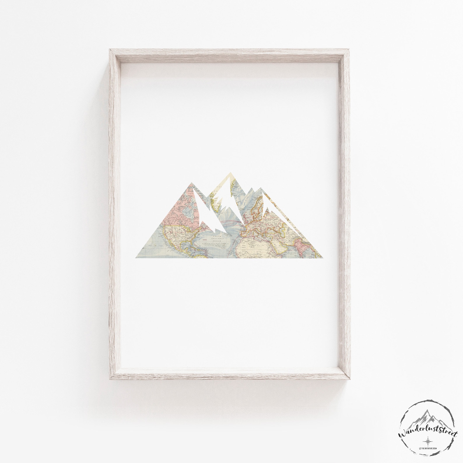 Tropical Bedroom Wall Art Sunset Print Mountain Nursery Etsy