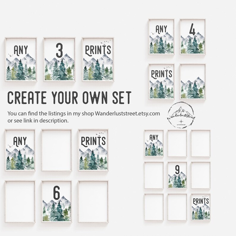 From Tiny Seeds Grow Mighty Trees Nursery Wall Art, Baby Boy Nursery ...
