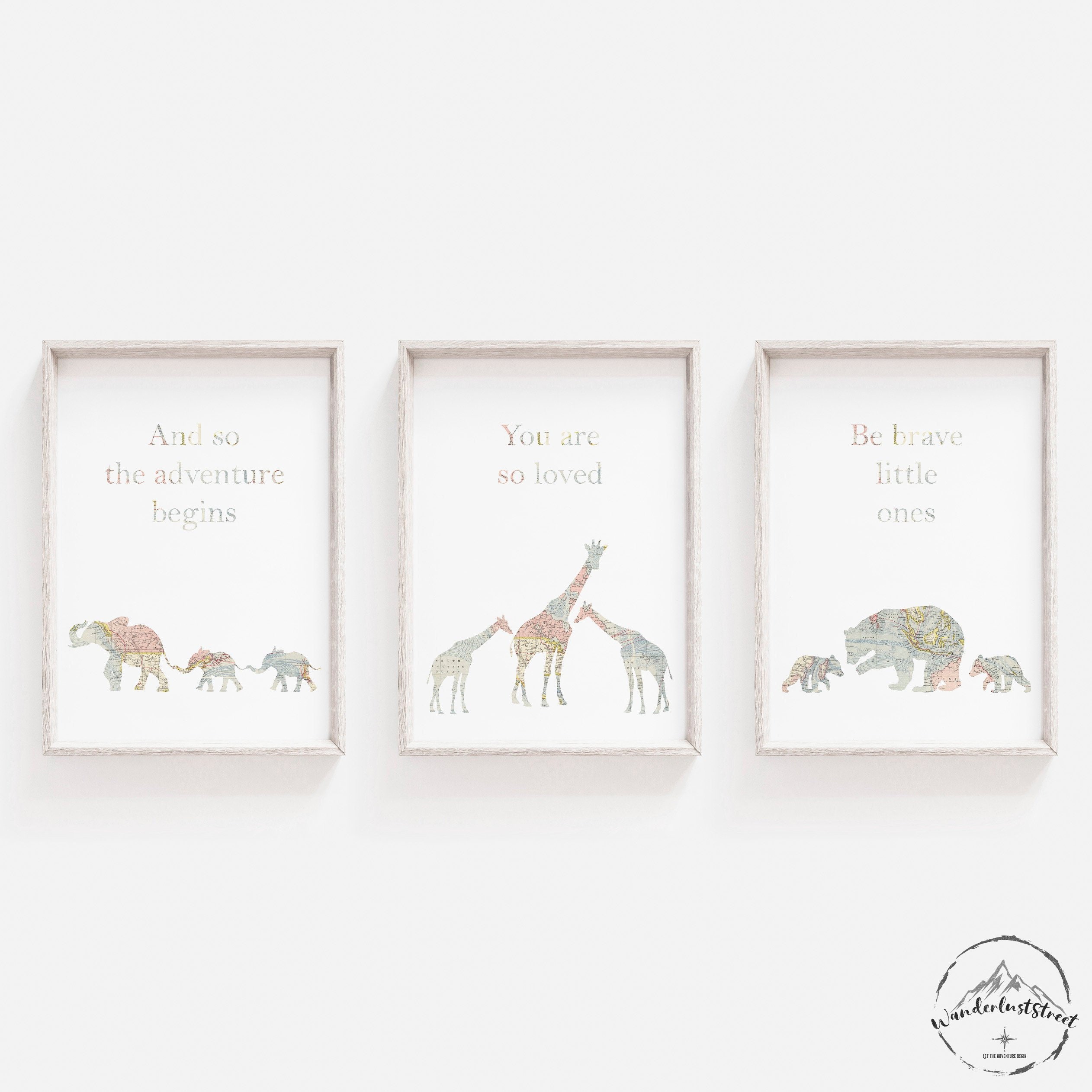 Twin Nursery Wall Art Twin Nursery Prints Twins Nursery Etsy