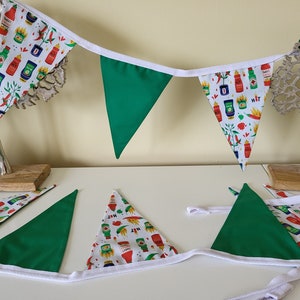 Chilli fabric Bunting - 3ms