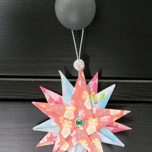 Origami star decoration