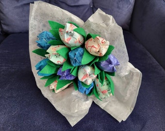 Fabric Tulips