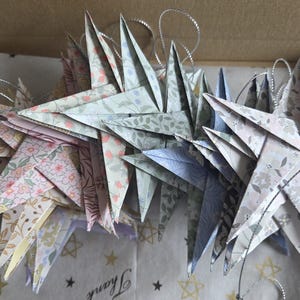 Origami star garland - 2.8ms