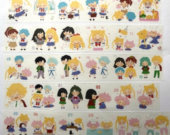 Sailor Moon Cute Washi Tape Samples