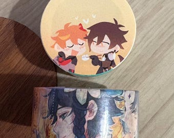 Genshin Impact Cute Kawaii Washi tape 2 Set