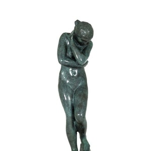 Bronze Eve Sculpture Rodin Art Statue Bronze Female Nude Statue Sensual Female Figurine Auguste Rodin Female Bronze Art Sculpture Classic image 1