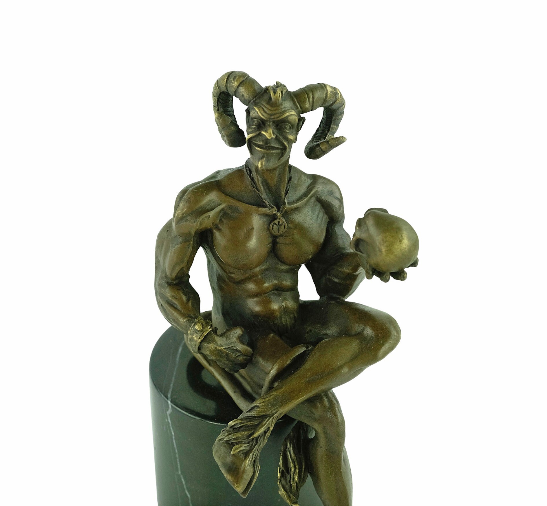 デビル☆オブジェ☆置物☆アート☆悪魔☆サテュロス☆真鍮☆ビンテージ