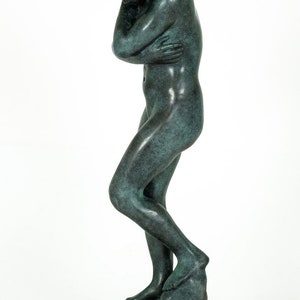 Bronze Eve Sculpture Rodin Art Statue Bronze Female Nude Statue Sensual Female Figurine Auguste Rodin Female Bronze Art Sculpture Classic image 7