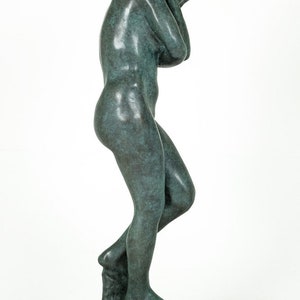 Bronze Eve Sculpture Rodin Art Statue Bronze Female Nude Statue Sensual Female Figurine Auguste Rodin Female Bronze Art Sculpture Classic image 3