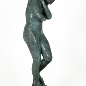 Bronze Eve Sculpture Rodin Art Statue Bronze Female Nude Statue Sensual Female Figurine Auguste Rodin Female Bronze Art Sculpture Classic image 2
