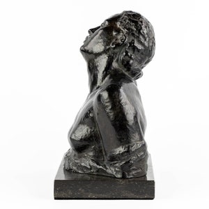 Bronze Female Sculpture by Robert Wlerick Bronze Bust of Female French Art Sculpture Le Torse de l'Offrande Bronze Female Statue image 5