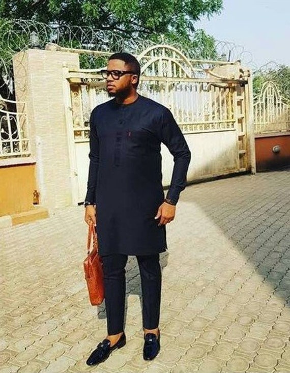 Buy Stylish Dashiki Men s 2 Piece Suite African Men s Clothing Black Panther Style Suite Shirt Pants Made to Order African Men s Fashion Online in India Etsy