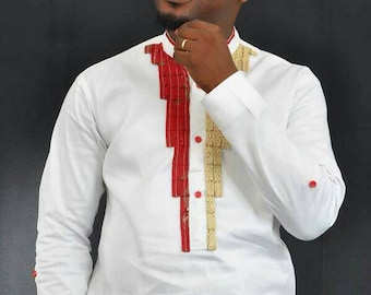 Trend Setting Dashiki Men's Suite,African Men's Clothing,Made to order Men's Clothing, Shirt & Pants, African Men's Fashion, Dashiki Style