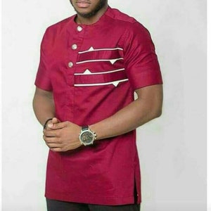Fashionable African Men&#39;s Shirt, Dashiki Shirt Only,African Style,Men&#39;s Dashiki Fashion.Made to order,African Men&#39;s Clothing, Men&#39;s Fashion