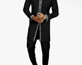 African men's clothing, Dashiki shirt and pants