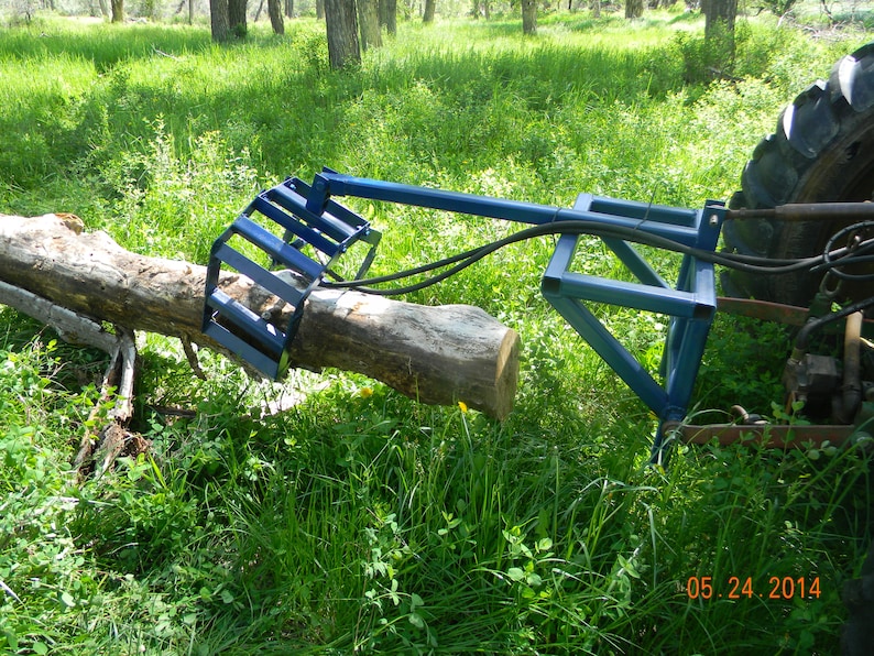 Plans to Make a Tractor Mounted 3 Point Log Grapple Etsy