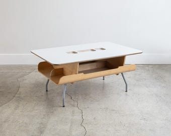 Vintage Herman Miller Kotatsu Plywood Coffee Table Designed by Ayako Takase & Cutter Hutton