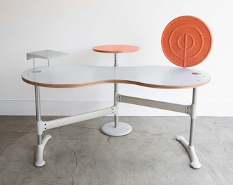 KETTLER （ドイツ）学習机 ナチュラル/レッド KETTLER （ドイツ）学習机 ナチュラル/レッド