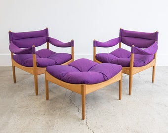 Kristian Solmer Vedel for Soren Willadsen "Modus" Living Suite circa 1960s Denmark