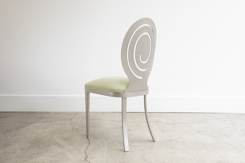 Vintage Ethan Allen Brushed Nickel Accent or Dinning Chairs - Etsy