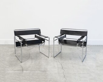 Authentic Knoll Wassily Chairs by Marcel Breuer for Original from 1960s