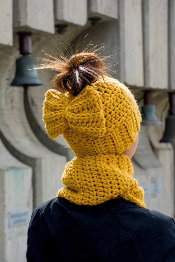 Crochet Beanie Knitted Hat With Bun Hole Messy Bun Hat CROCHET